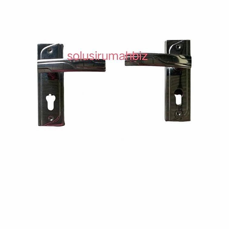 gagang kunci pintu 1pasang rumah ukuran handle kecil 15cm spare handel