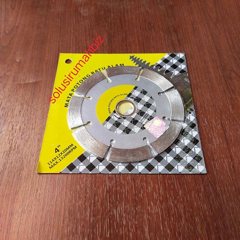 mata potong batu alam diamond 4" 4 inch 4inch batu besi special stone