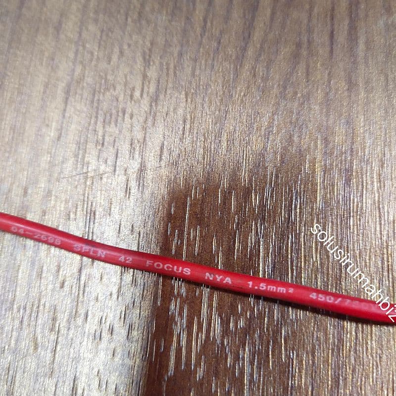 per meter KABEL NYA 1.5MM MERAH focus SNI LMK SPLN 1.5 mm 1,5 mm 1,5mm