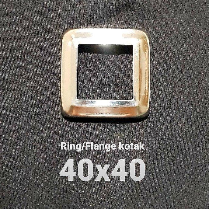 Flange Ring kotak 40x40 Stainless SUS 304 40x40 ss stainles steel