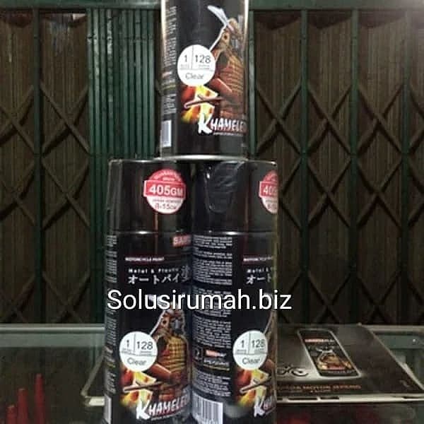 Samurai Paint Clear 128 cat semprot aerosol model pylox