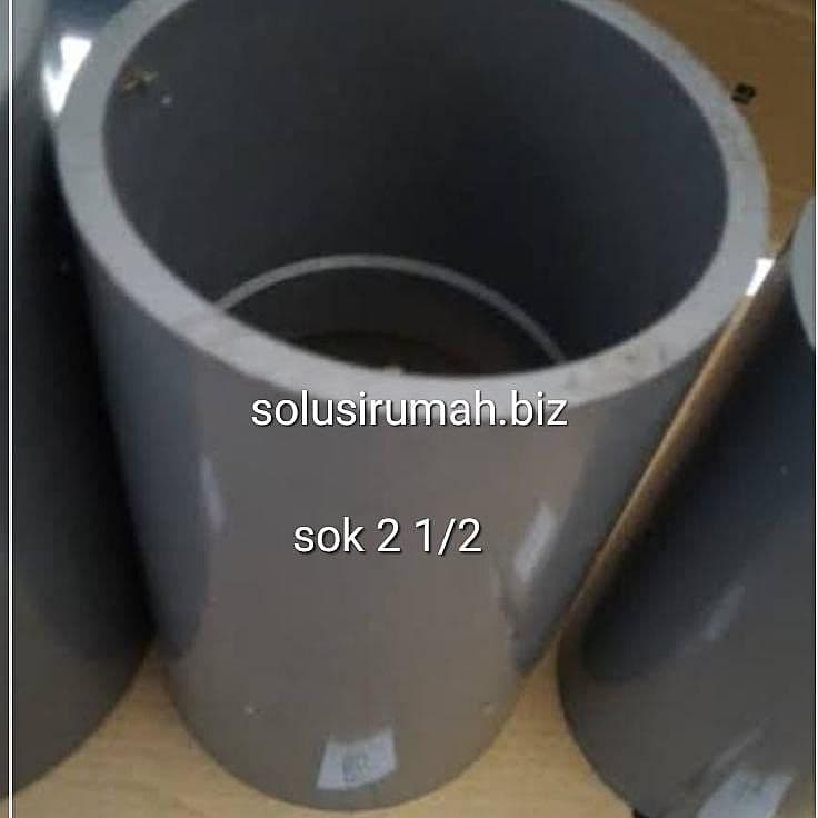 Sok socket PVC 2 1/2 sock tebal aw 2 1per2 in lesso kelas rucika 2.5
