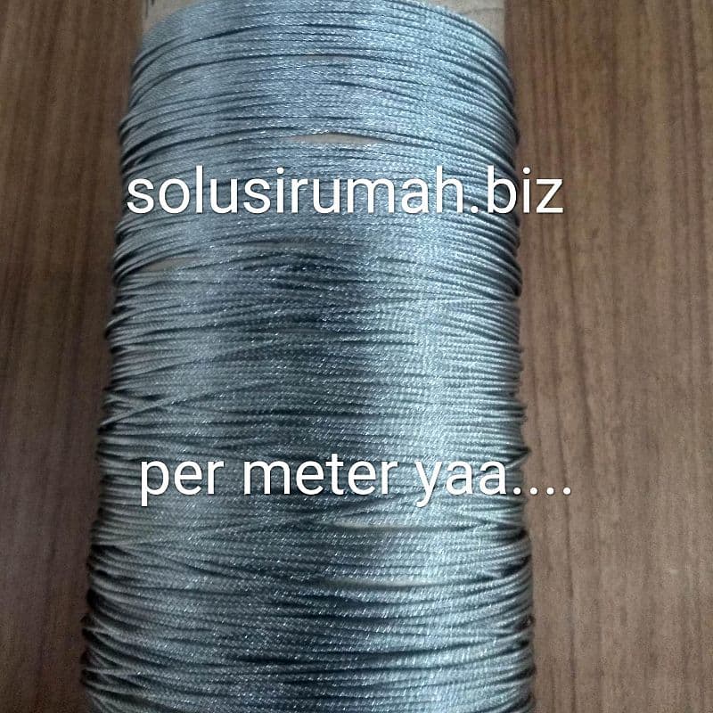 tali kawat segel u timah bahan stainless ss 304 bagus 1m permeter 1 m