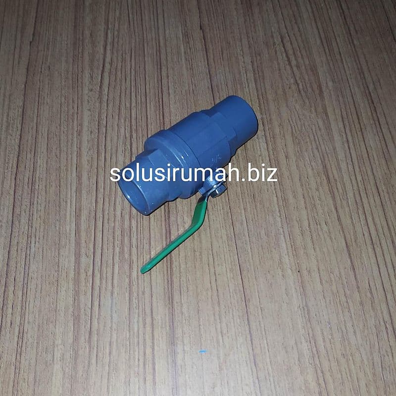 BALL VALVE PVC BUKAN BLITZ 3/4 GAGANG STAINLESS BALLVALVE STOP KRAN ss