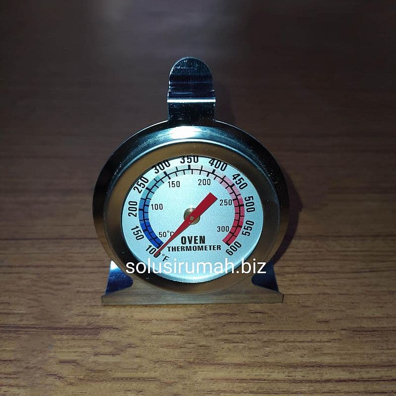 THERMOMETER OVEN BULAT 300C BLISTER TANPA JARUM ukur suhu termometer
