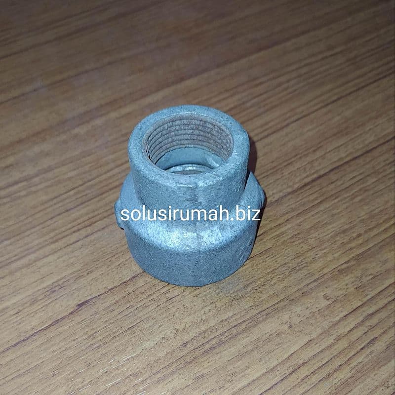 reducer vlok v sok sock besi galvanis 1 1/2 x 1 1/4 bspt drat g brand
