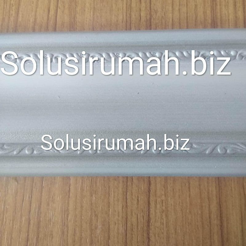 LIST PLASTIK PROFIL 80MM 8CM 1MTR 1M BASIC PUTIH LIS PLAfon atap mewah
