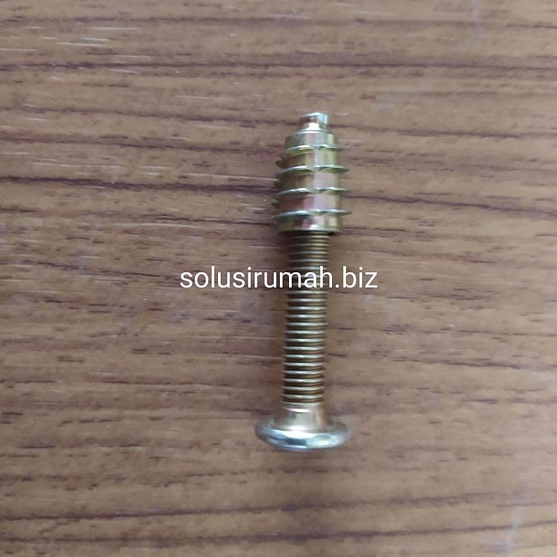 BAUT LOCK NUT + mur nanas mor olimpik mebel M6 40MM FURNITURE 6mm 6 mm
