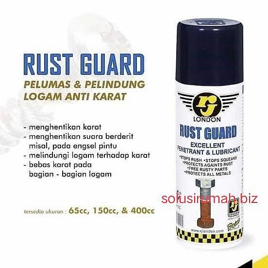 spray anti karat rust guard kemasan 400cc rj london 400 cc ml pelumas aerosol cat semprot sprayer paint