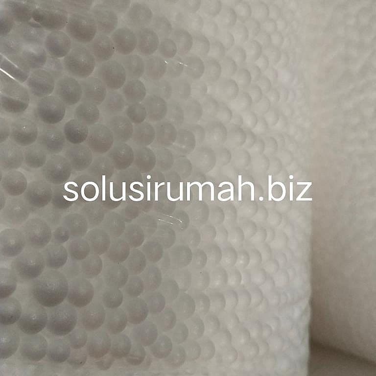 BUTIRAN 3mm GABUS 100 CC 100 ML WARNA PUTIH STYROFOAM FOAMING KEMASAN
