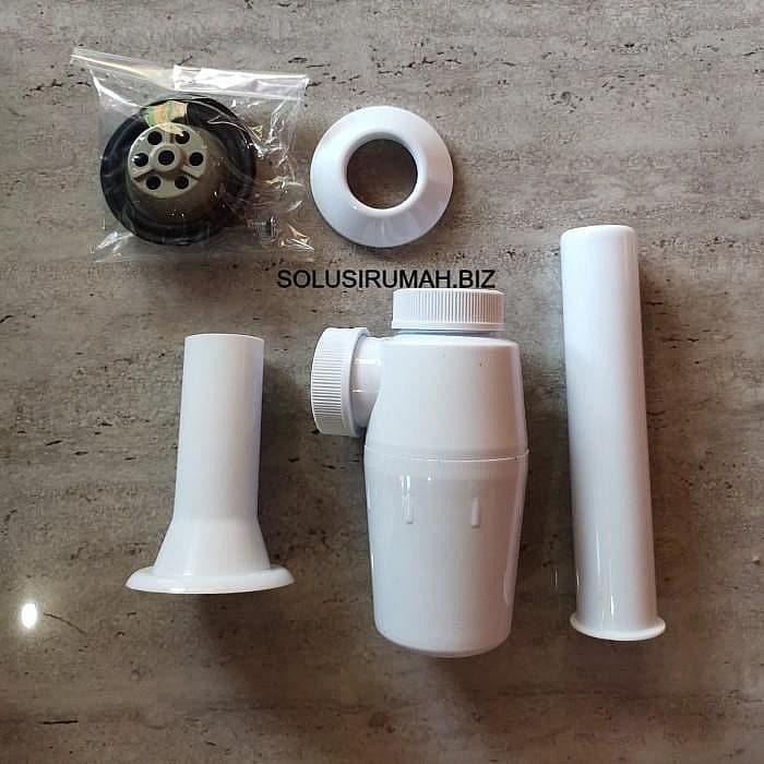 Wastafel Sifon Pvc Afur pembuangan bak cuci piring plastik merk random