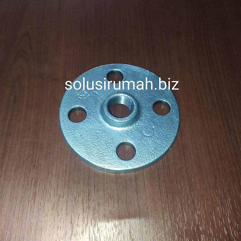 BRAKET LUBANG BESI 1/2 INCH 1/2" FITING GALVANIS PLANDES BESI FITING L