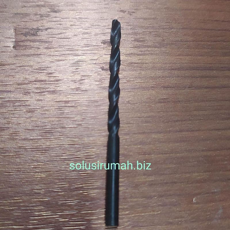 MATABOR BESI 4MM HITAM Mata Bor Kayu ukuran 4 mm plat