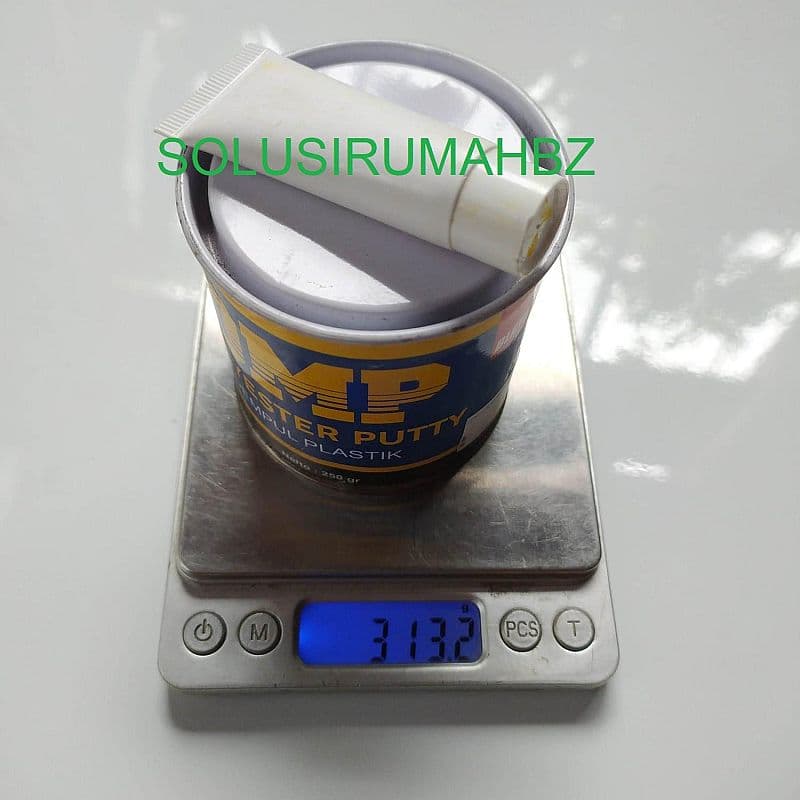 dempul plastik 250 gram sanpolac + hardener mobil kayu besi 250g gr