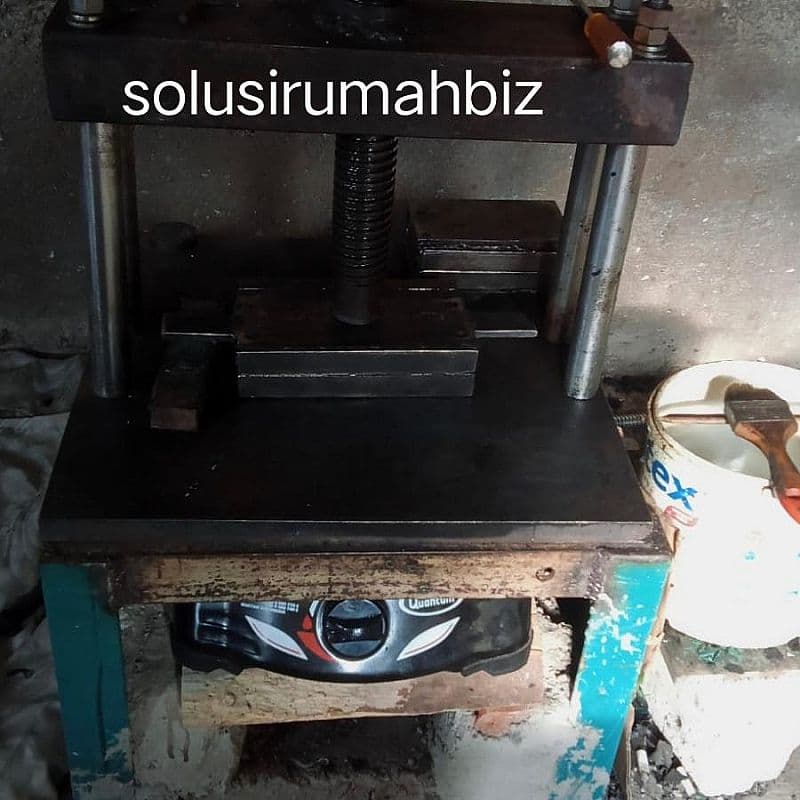 alat press karet cetak pres rubber bukan mesin manual