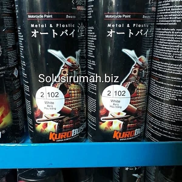 Samurai Paint white 102 Cat Semprot Aerosol jenis pylox