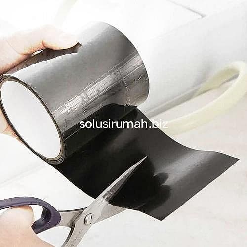 ISOLASI WATERPROOF TAPE 4 * 5 INCH 100 x 152 MM HITAM ANTI BOCOR