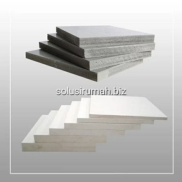 PVC SHEET BOARD Lembaran 12mm /10cm 12 MM PLASTIK PAPAN FOAM PUTIH
