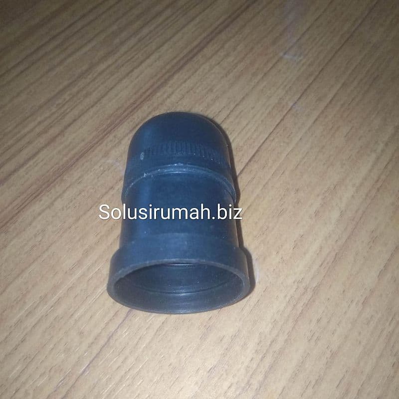 FITING GANTUNG HITAM E27 U LAMPU FITTING LAMP HOLDER PLASTIK PVC E 27
