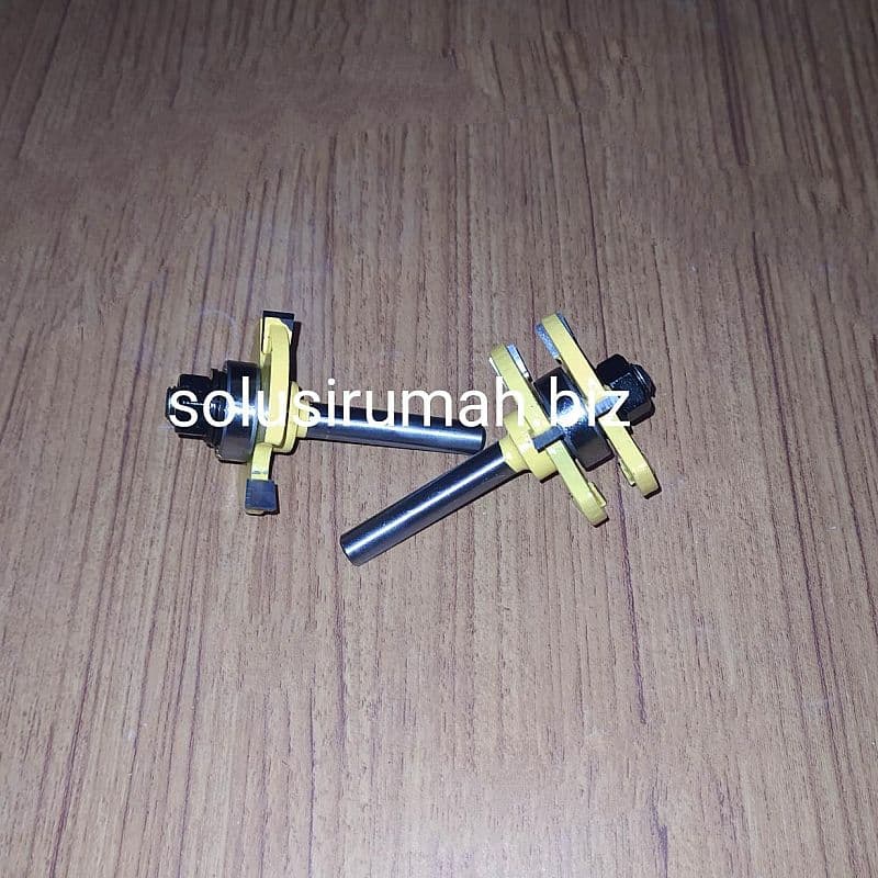 MPR V GROOVE BIT 2PCS 8MM 1/4 KAYU MATA PROFILE JOIN JOINT SAMBUNGAN K