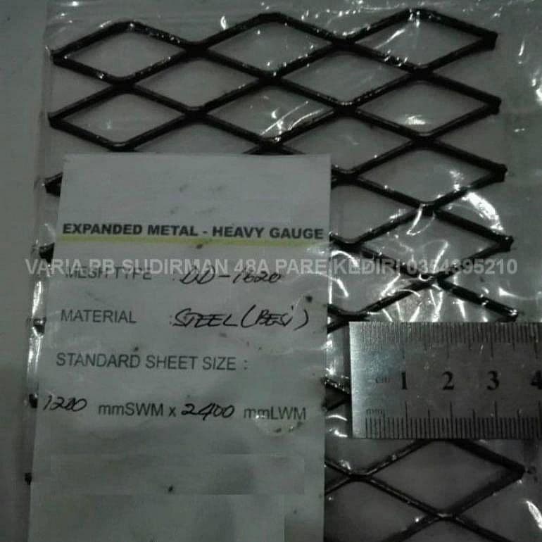 kawat mesh expanda expanded 1620 dd hitam 120x240 pagar pembatas