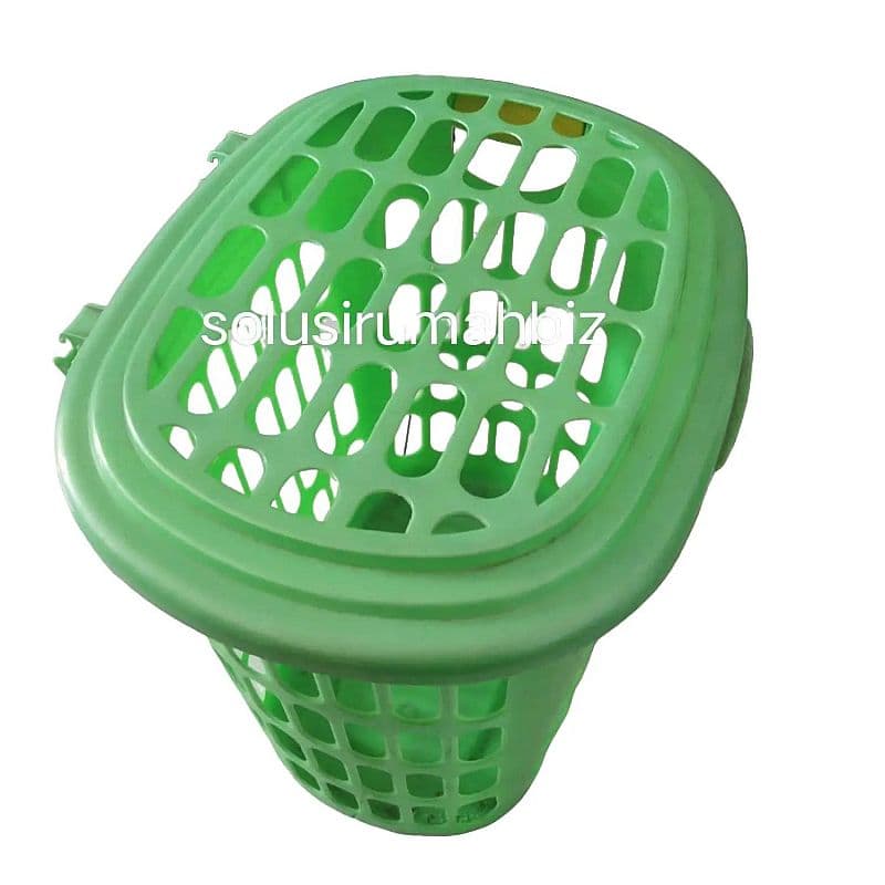 KERANJANG PAKAIAN LAUNDRY BASKET 1206 LUXIO Keranjang Baju MULTIPLAST WARNA RANDOM YANG READY YA