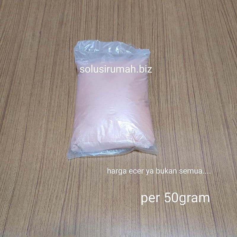 SERBUK POLES BATU KACA INTAN 50G AFRIKAN COKLAT BROWN PENGKILAP PERMAT