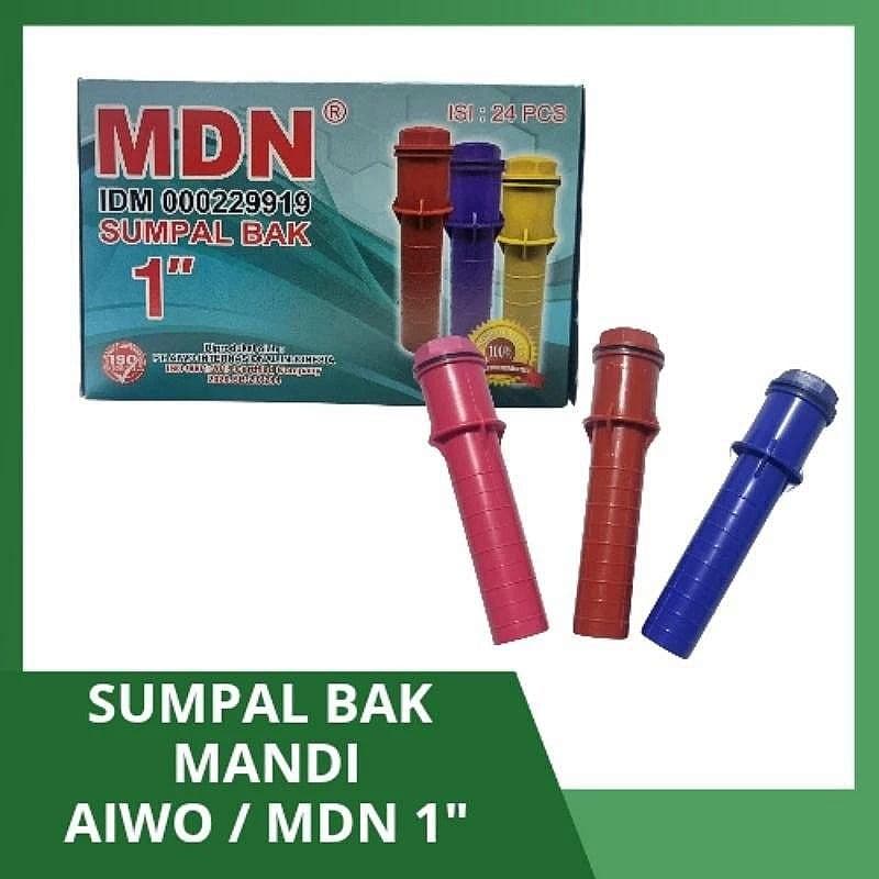 perpc Sumpel Bak Afur Bak Mandi PVC mdn 1" 1 INCH Sumpal Bak Mandi Buangan Air PVC MDN AIWO