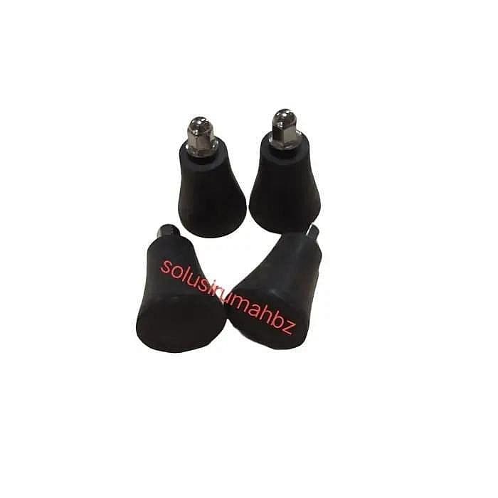 satu set 4 pcs karet kaki mesin cup sealer baut m8 + mur 4pcs per set