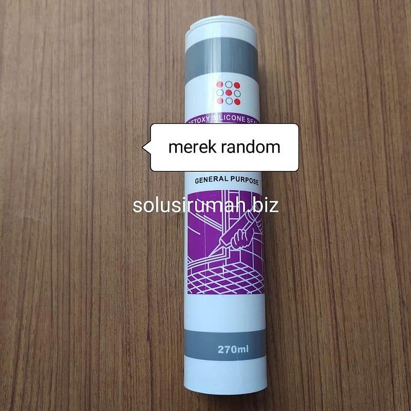 LEM KACA TABUNG warna SILICONE TABUNG TEMBAK merk RANDOM acid asam