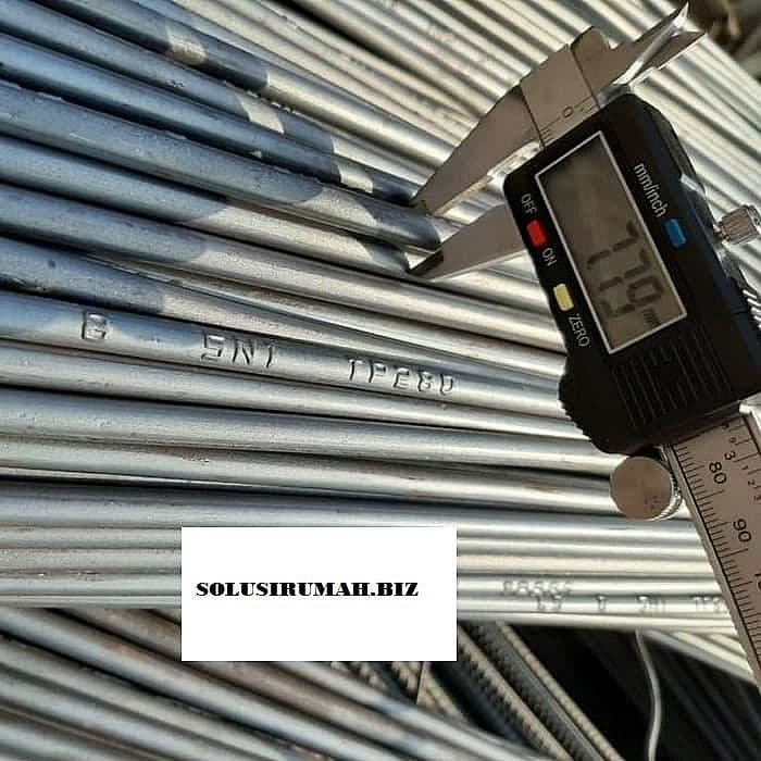 BESI BETON 8SNI POLOS /METER 1METER 8 MM BULAT ROLLING 1M 1 M 8MM an