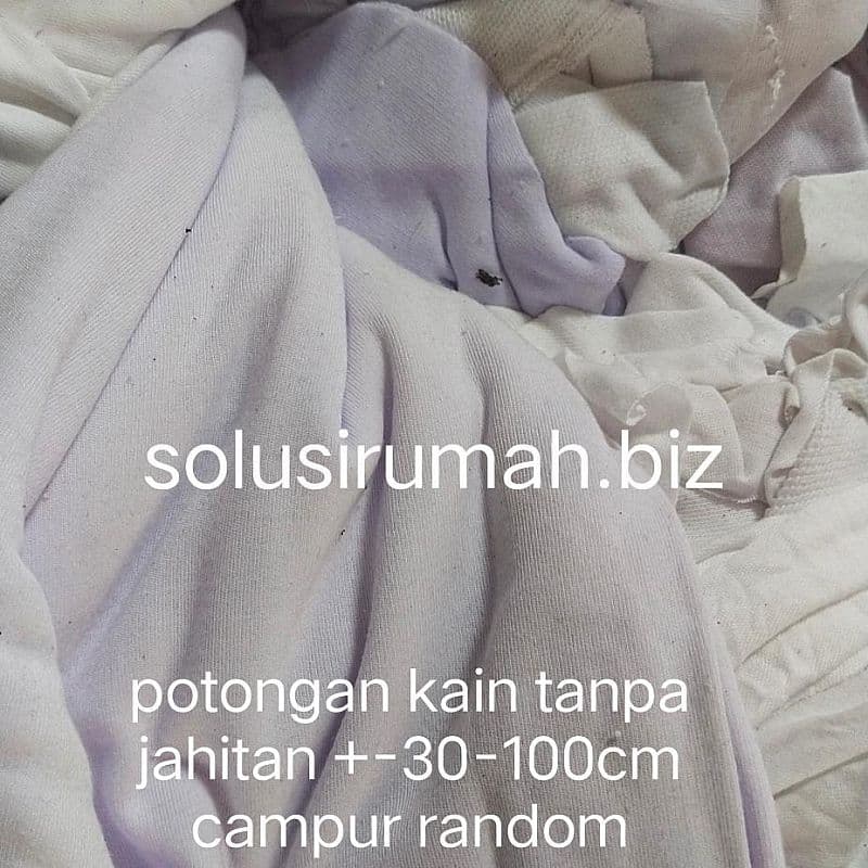 kain lap majun putih katun cotton perca 1 kg kiloan kilo timbangan 1kg