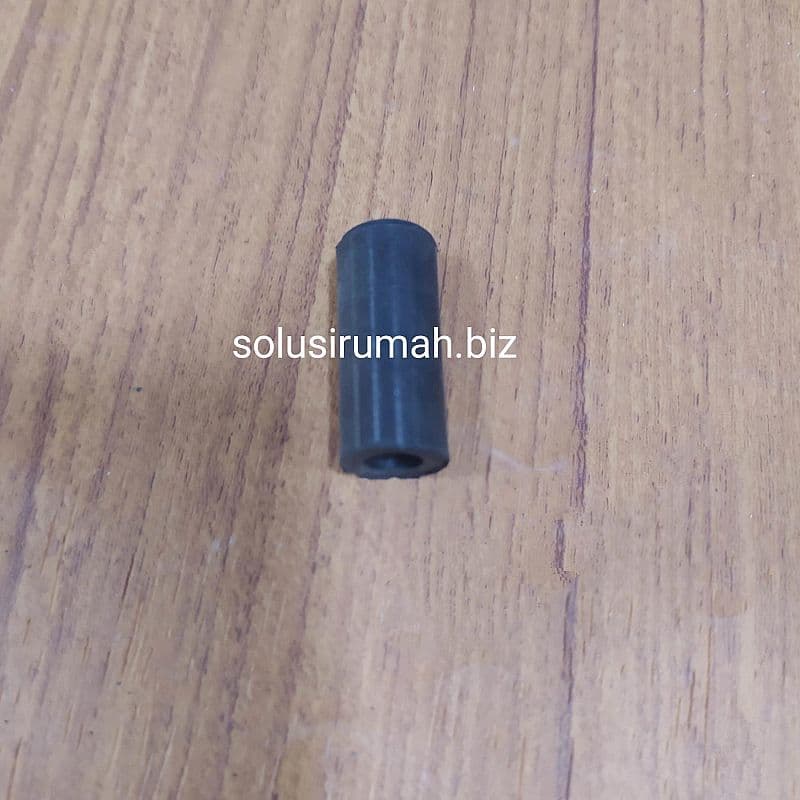 KAKI KARET BULAT ID 7MM OD 12MM 3/8" T29MM HITAM RAK PIRING ALUMINIUM