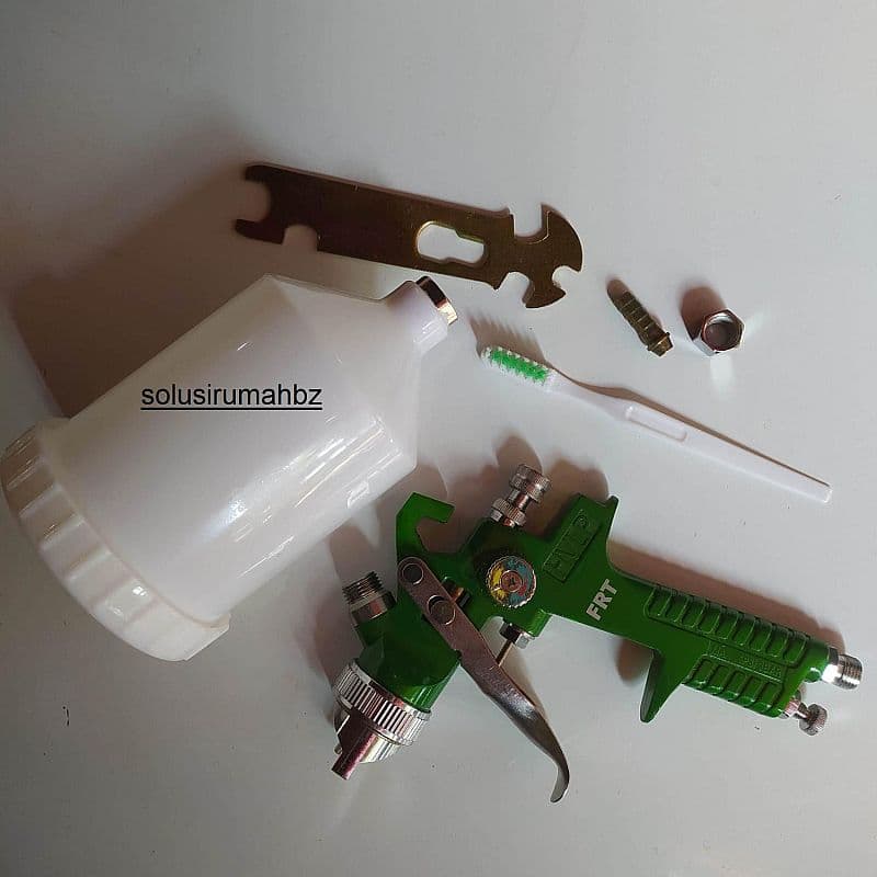 SPRAY GUN ATAS HVLP 600CC 600ML 600 ML TABUNG BESAR BIG SEMPROTAN ANGIN AIR BRUSH cat paint sprayer air gun udara pistol