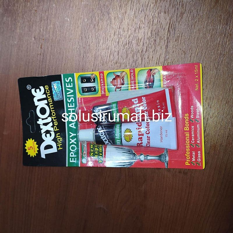 LEM EPOXY 30ML BENING LEM BESI 2 KOMPONEN DEXTONE ARALDITE TRANSPARAN