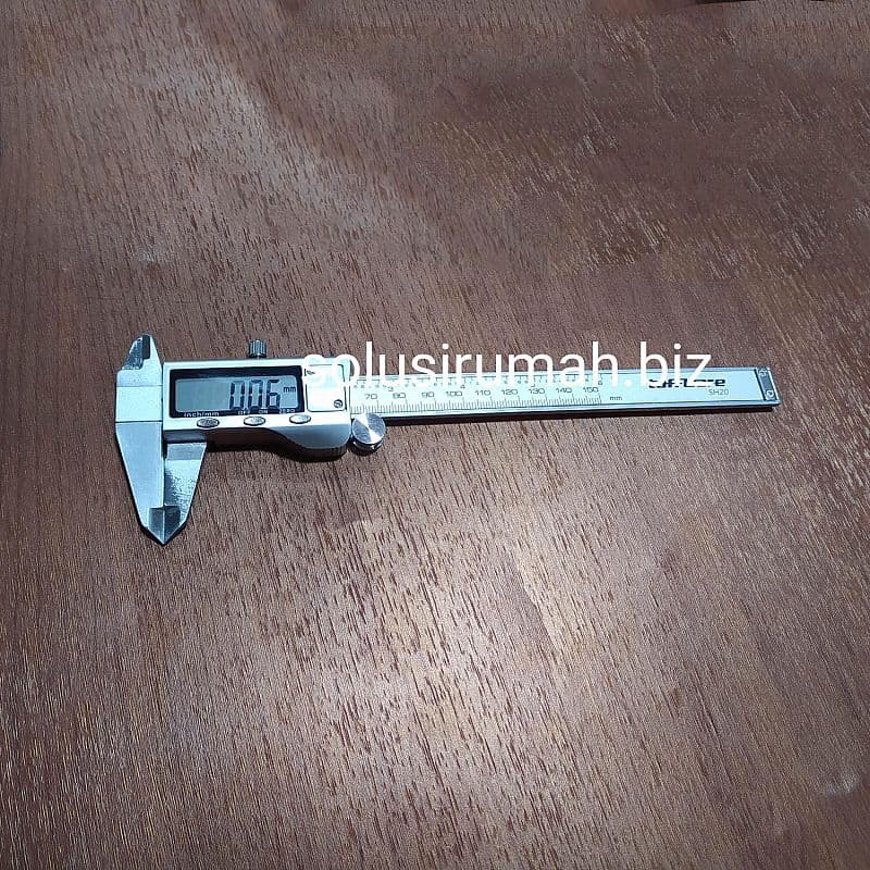 SKETMAT DIGITAL 6" SS WHITE STAINLESS 6 IN JANGKA SORONG VERNIER CALIP