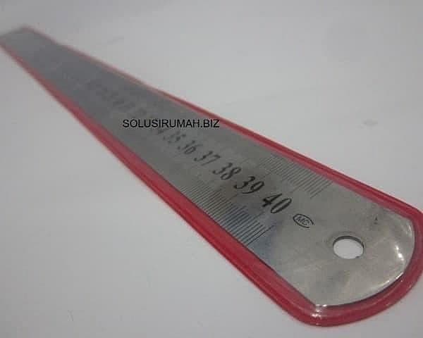 GARISAN Besi Stainless Steel 40 cm 40CM 400MM PENGGARIS RULES 400 MM