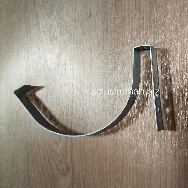 PENYANGGA TALANG BULAT 1/2 LINGKARAN plat besi GANTUNGAN FITING
