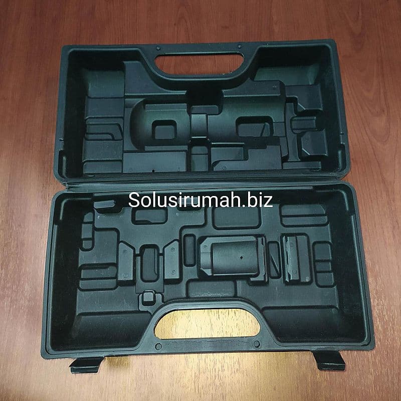 KOTAK SAJA KOPER SAJA MESIN PROFIL TOOL BOX TOOLS HITAM TRIMMER SPARE