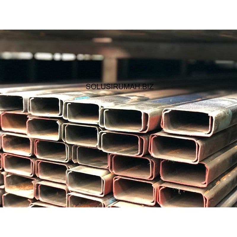 CNP besi lebar 65 - 75mm 7cm 70mm panjang per10cm Kanal chanal c metal