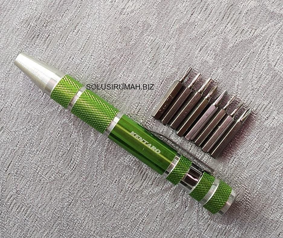Obeng Multifungsi HP 8 in 1 KENTARO Jam 8in1 screwdriver pocket bulpen