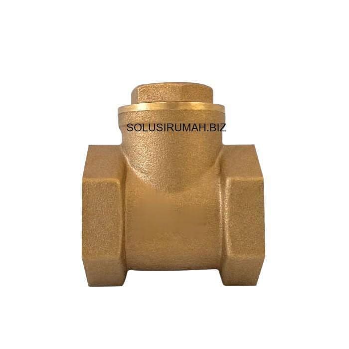 perpcs CHECKVALVE KUNINGAN 1/2 INCH 1/2" 0.5" 0,5" 1/2inch check valve