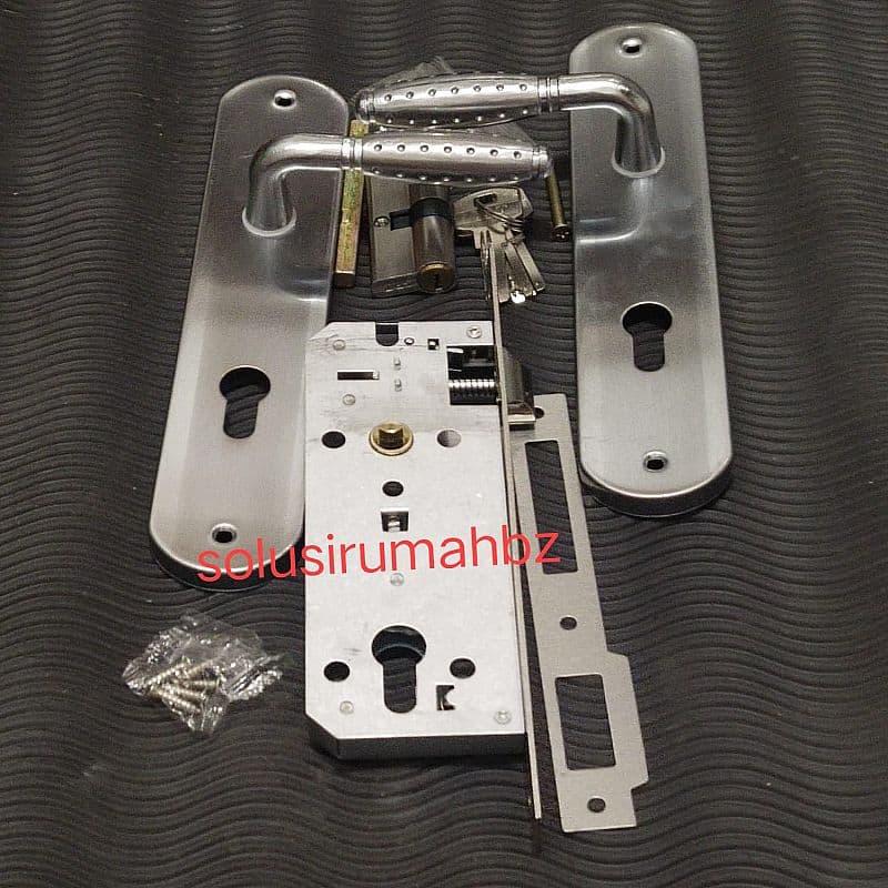 KUNCI PINTU RUMAH LARGE BESAR 25 CM 25CM HANDLE SLOT 3 ANAK KUNCI