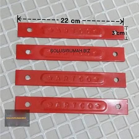 Besi Plat Rata merah 1PCS GEROBAK SORONG ORIGINAL ARTCO
