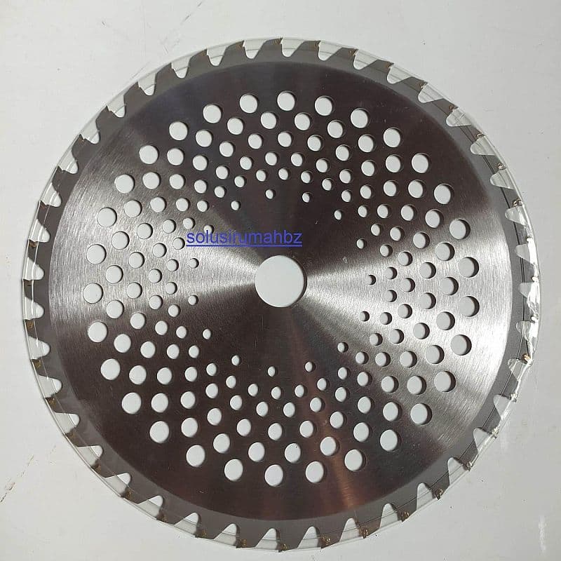 Mata Pisau Mesin Potong Rumput Bulat Bundar PRO 10 Inch 40T "10" 40 T  255mm Brush Cutter Blade 255 mm stainless lubang lubang bolong