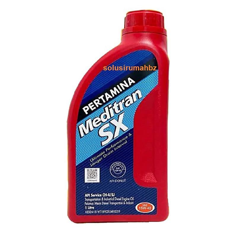 OLI MESIN DIESEL 1L MEDITRAN SX PERTAMINA 1 LITER 1 L OIL SOLAR MERAH
