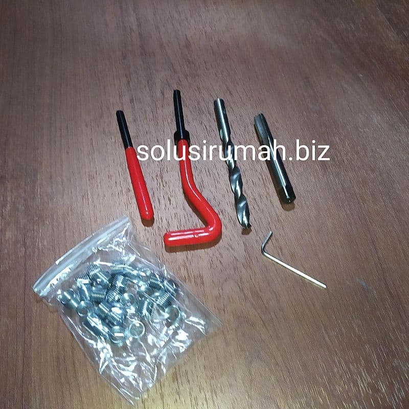 ALAT PERBAIKAN DRAT RUSAK SET 30PCS M8 MATA BOR TUAS HANDTAP HAND