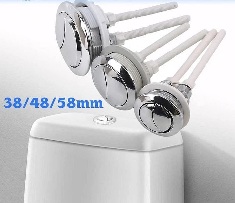 Tombol Kloset Duduk Dual Flush Tombol Closet Duduk Universal Pencetan Closet Duduk Pencetan Kloset Duduk 38 48 58 mm 38mm 48mm 58mm