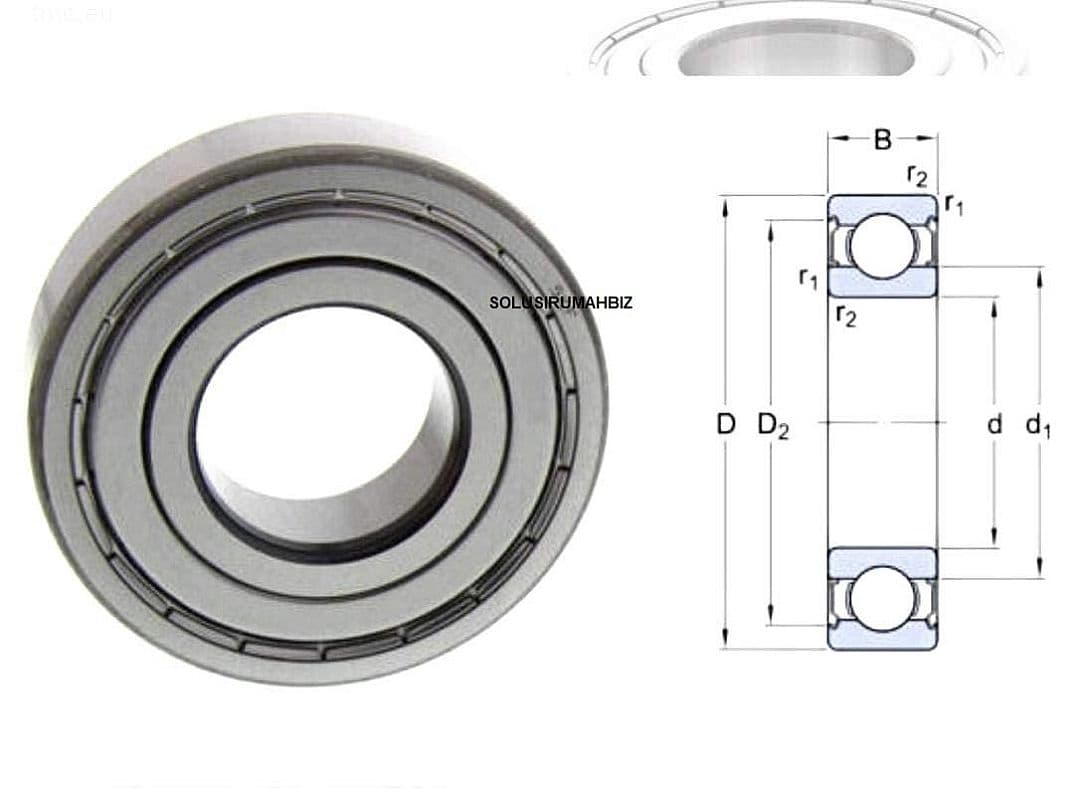 laker od 62mm id 30mm t 16mm laher bering Ball bearing 62 x 30 x 16