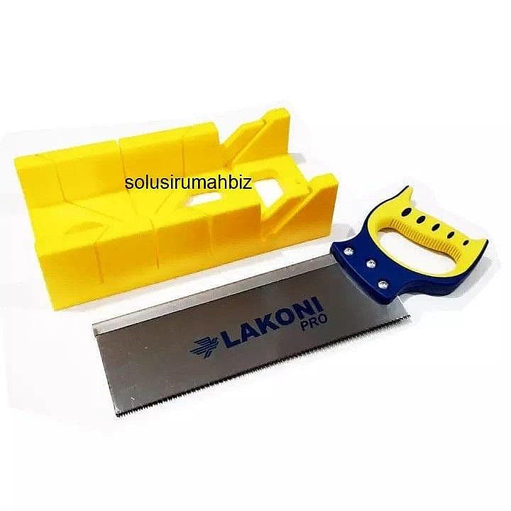 LAKONI PRO Gergaji Pigura 12" Miter Saw Manual Back Saw Set 12 inch